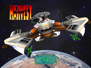Body Harvest title screen for Nintendo 64